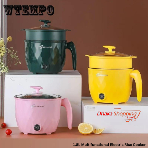 Picture of 1.8L Multifunctional Electric Rice Cooker Mini Non-stick Cookware Multicooker for Home and Kitchen Appliances - Electric Multi cookers - NR Mart-2024 - Multicolor