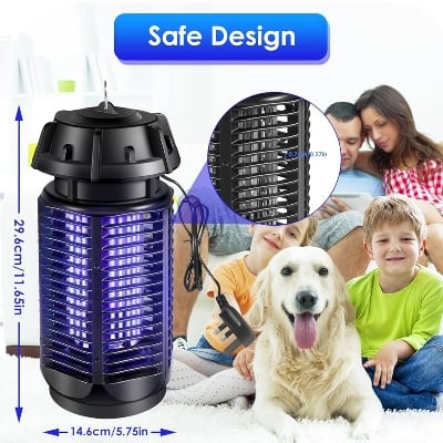 Picture of Electronic Mosquito Killer Lamp Indoor Bug Fly Zapper Insect Catcher Killer Trap Mosquito Killing Lamp - NR Mart-2024 - Multicolor