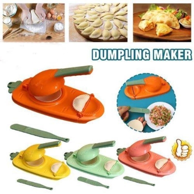 Picture of Dumpling Maker Device New Kitchen Tools Dumpling Maker Dumpling Maker Mold Easy Diy Dumpling Molder With Design Shapes Baking Tools Dough Press Pastry - Multicolor