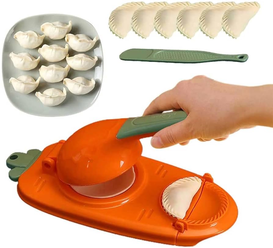 Picture of Dumpling Maker Device New Kitchen Tools Dumpling Maker Dumpling Maker Mold Easy Diy Dumpling Molder With Design Shapes Baking Tools Dough Press Pastry - Multicolor