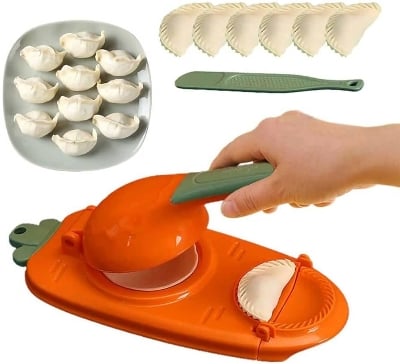 Picture of Dumpling Maker Device New Kitchen Tools Dumpling Maker Dumpling Maker Mold Easy Diy Dumpling Molder With Design Shapes Baking Tools Dough Press Pastry - Multicolor