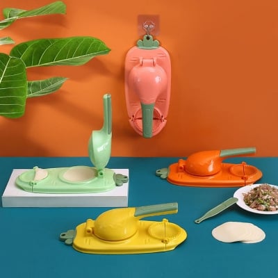 Picture of Dumpling Maker Device New Kitchen Tools Dumpling Maker Dumpling Maker Mold Easy Diy Dumpling Molder With Design Shapes Baking Tools Dough Press Pastry - Multicolor