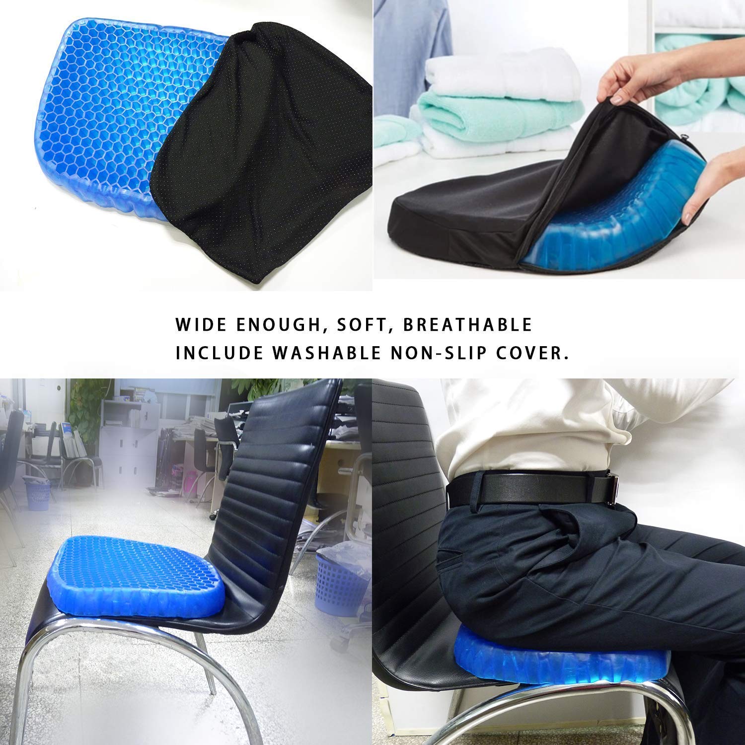 Picture of Silicone Comfort Portable Egg Sitter Seat Cushion for Car Office Chair Wheelchair - NR Mart-2024 - Multicolor