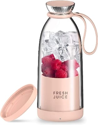 Picture of Lifestyle Mall   Blender Smoothie Makers, Portable Blender Mini Jug Blenders, Multifunctional Personal Blender with USB Rechargeable, for Baby Food, Travel, Office, Gym-Rechargeable-Juicers & Fruit Extractors - Multicolor