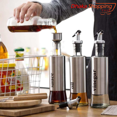 Picture of Oil and Vinegar Dispenser Bottle Oil Bottle Household Soy Sauce Bottle Seasoning Bottle Oil Vinegar Pot - 500 ml - NR Mart-2024 - Multicolor