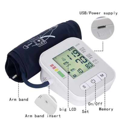 Picture of Digital Blood Pressure Machine – Bp Machine - Acurate Bp Check Machine - Blood Pressure Monitors -  NR Mart-2024 - Multicolor