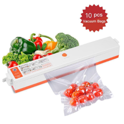 Picture of Freshpack Pro Vacuum Sealer Machine Mini Electric Sealing System with Free 10Pcs Sealed Bag - Small Kitchen Appliance Parts & Accessories - NR Mart-2024 - Multicolor