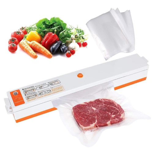 Picture of Freshpack Pro Vacuum Sealer Machine Mini Electric Sealing System with Free 10Pcs Sealed Bag - Small Kitchen Appliance Parts & Accessories - NR Mart-2024 - Multicolor