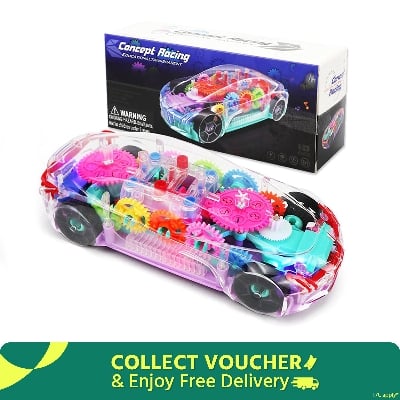 Picture of Concept Racing Car Transparent Car Toy - NR Mart-2024 - Multicolor