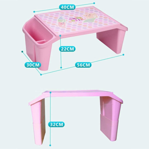 Picture of Children's Study Table Baby Snack Table Storage Box, Writing Plastic Table - NR Mart-2024 - Multicolor