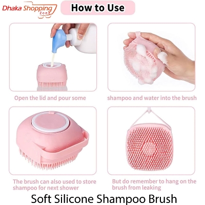 Picture of Bath Massage Gloves Brush Soft Safety Silicone - NR Mart-2024 - Multicolor