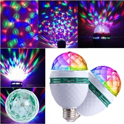 Picture of Decoration Disco DJ Party LED Light Bulb - Multicolor - NR Mart-2024 - Multicolor