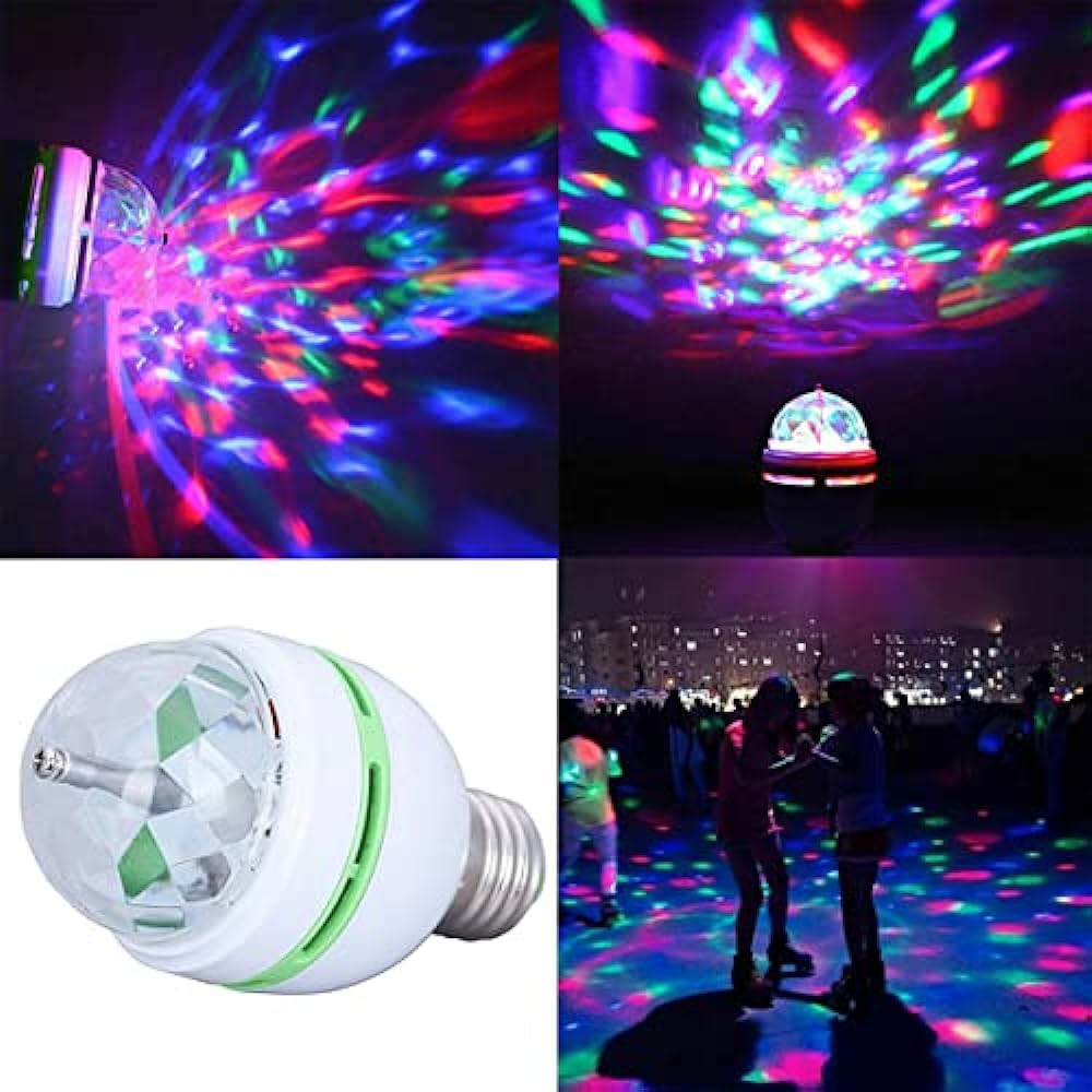 Picture of Decoration Disco DJ Party LED Light Bulb - Multicolor - NR Mart-2024 - Multicolor