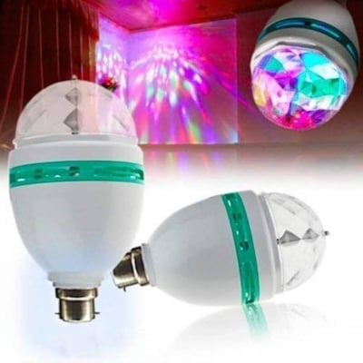 Picture of Decoration Disco DJ Party LED Light Bulb - Multicolor - NR Mart-2024 - Multicolor