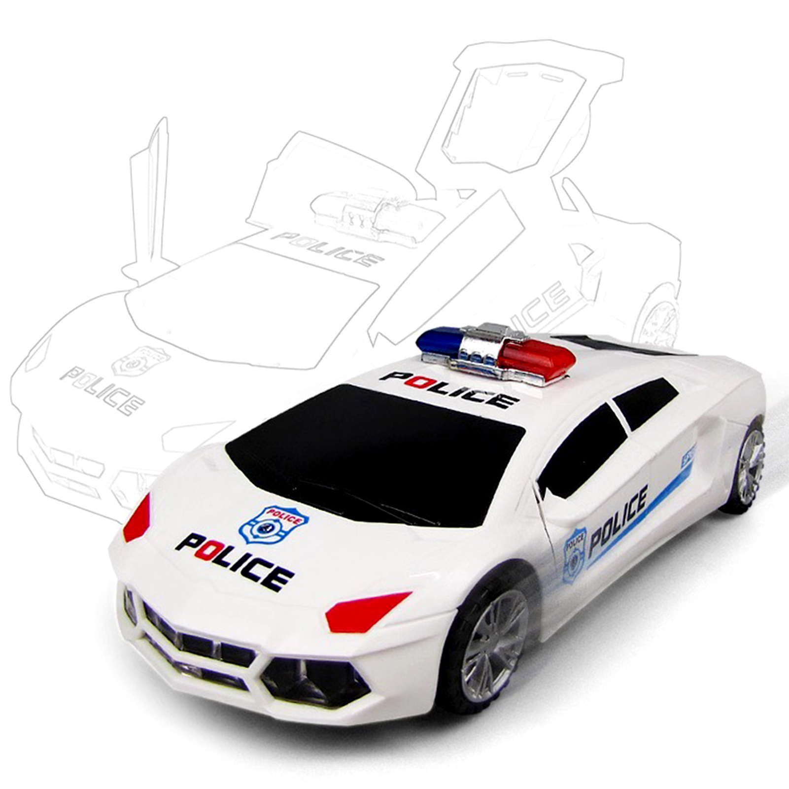 Picture of 360 Degree rotate Electric Car Model Toy With Light Music Kid Gift - NR Mart-2024 - Multicolor