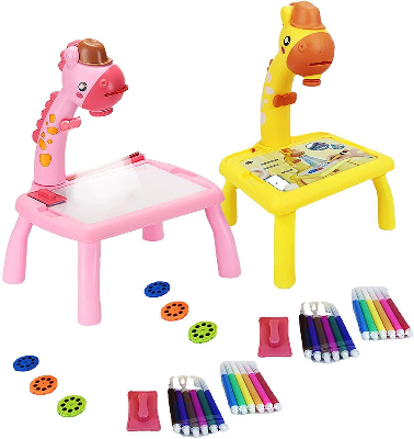 Picture of Children Learning Desk Trace And Draw Projector Art Drawing Board Projection Tracing Painting Table Toy Early Educational Gift For Boys Girls Over 3 Year Old Baby Toys -  NR Mart-2024 - Multicolor