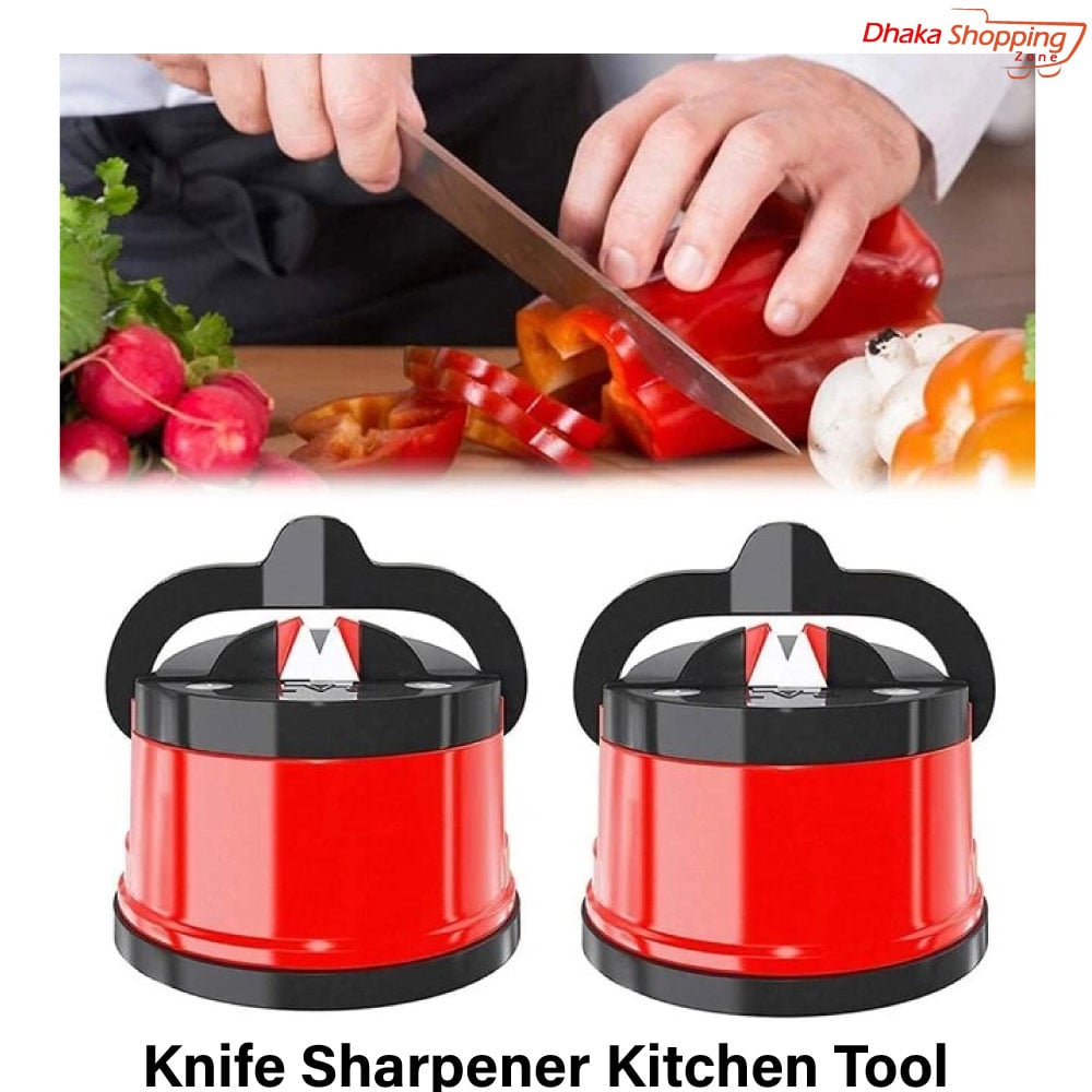 Picture of Kitchen Chef Sharpener Durable Simple Safety Sharpening Knife Damascus Suction Cup Positioning Knife Sharpener Kitchen Tool by NR Mart-2024 - Multicolor