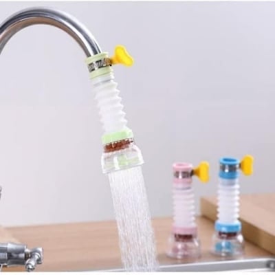 Picture of Kitchen 360 Degree Rotate Water Saving Shower Head Faucet Tap Filter Purifier Plastic Filter Kitchen Bathroom Water Spray Filter - NR Mart-2024 - Multicolor