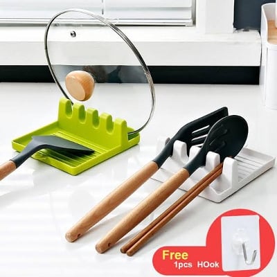 Picture of 1 Pieces Multi Function Ladle Spoon Rest Holder - NR Mart-2024 - Multicolor