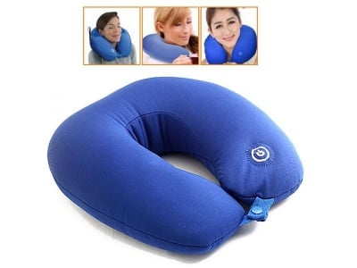 Picture of Travel pillow vibrating Neck Massage Cushion Pillow - NR Mart-2024 - Multicolor
