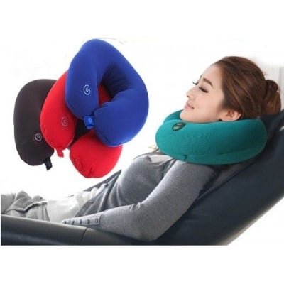 Picture of Travel pillow vibrating Neck Massage Cushion Pillow - NR Mart-2024 - Multicolor