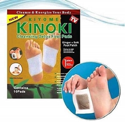 Picture of Kinoki Cleansing Detox Foot Pad 10 pcs-Foot Relief Accessories & Tools - NR Mart-2024 - Multicolor