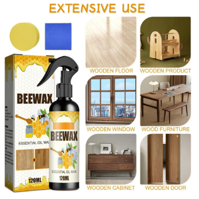 Picture of OUHOE Beeswax Furniture Polish Wood Seasoning Beeswax Spray for Furniture Wood Dining Table Floor Chair Cabinets - NR Mart-2024 - multicolor