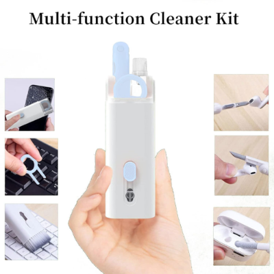 Picture of 7-in-1 Cleaning set headphones, keyboard, socket, digital products, laptop multi-functional use, easy to carry and compact  -  NR Mart-2024 - multicolor