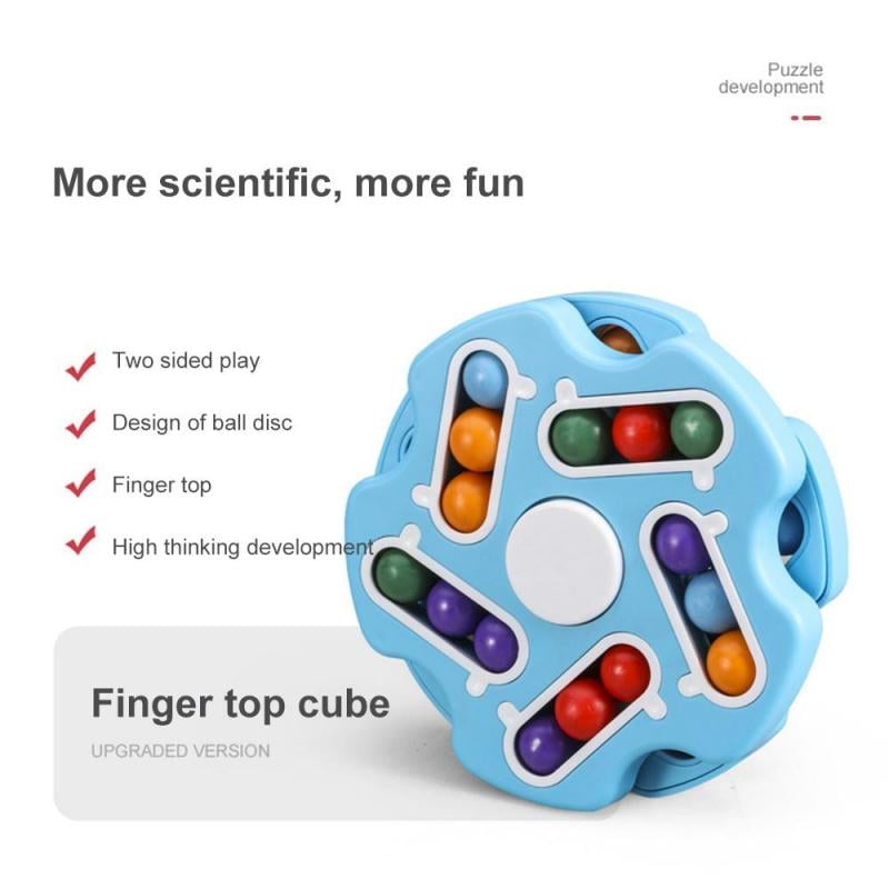 Picture of Toy Children Fingertip Magic Disc Rotating Magic Bean Toy Fidget Puzzle - NR Mart-2024 - Multicolor