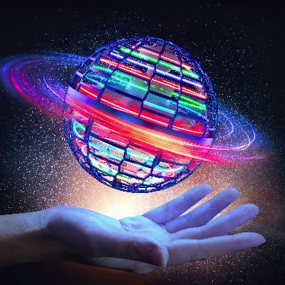 Picture of Flying Magic Ball Toys Led Magic Hand Controlled Spinner 360° Rotating Toy - NR Mart-2024 - multi color