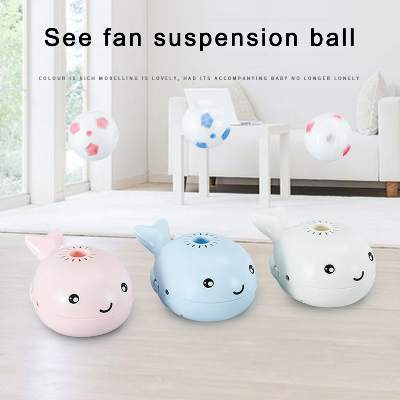 Picture of Little Whale Floating Ball USB Charging Whale Bladeless Fan Toy Cute Safe Interesting -  NR Mart-2024 - multicolor