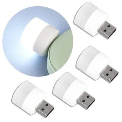 Picture of Mini Usb Led Light Portable White Color Suitable For Powerbank Laptop Charging Adapter And Any Other Usb Port - USB Lighting -   NR Mart-2024