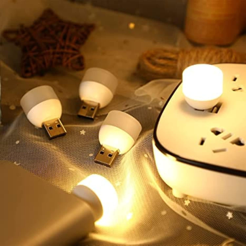 Picture of Mini Usb Led Light Portable White Color Suitable For Powerbank Laptop Charging Adapter And Any Other Usb Port - USB Lighting -   NR Mart-2024