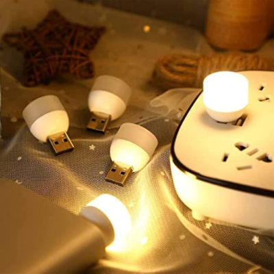 Picture of Mini Usb Led Light Portable White Color Suitable For Powerbank Laptop Charging Adapter And Any Other Usb Port - USB Lighting -   NR Mart-2024