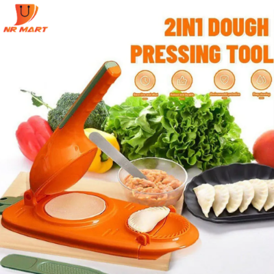 Picture of 2 in 1 Dumpling Maker - Momo Maker - Pitha Maker - NR Mart-2024 - Multicolor