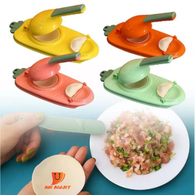 Picture of 2 in 1 Dumpling Maker - Momo Maker - Pitha Maker - NR Mart-2024 - Multicolor