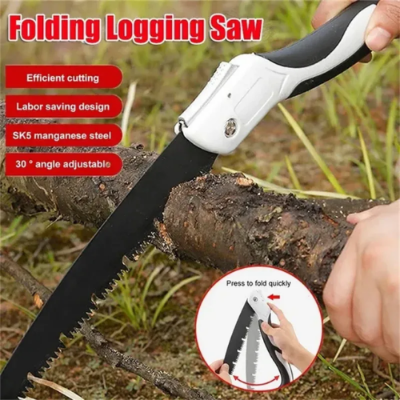 Picture of Folding Saw Heavy Duty Portable Extra Blade Hand Saw For Wood Camping, Dry Wood Pruning Gardening pruning Saw With Hard Teeth -  NR Mart-2024 - Multicolor