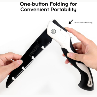 Picture of Folding Saw Heavy Duty Portable Extra Blade Hand Saw For Wood Camping, Dry Wood Pruning Gardening pruning Saw With Hard Teeth -  NR Mart-2024 - Multicolor