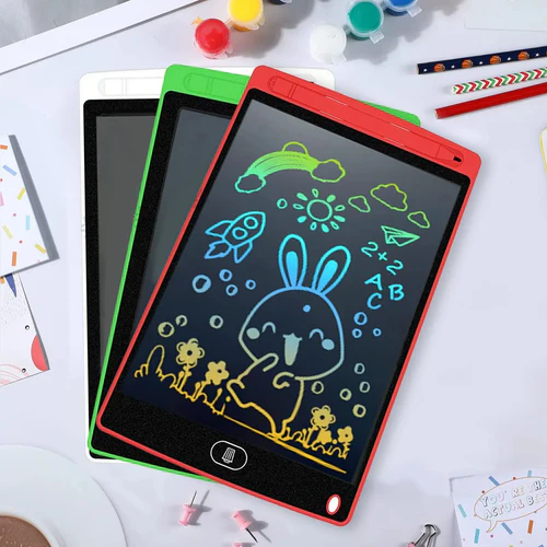 Picture of 8.5 Inch Electronic LCD Writing Board For Graffiti Doodle, Smart Drawing Board, Children's Writing Board - NR Mart-2024 - Multicolor