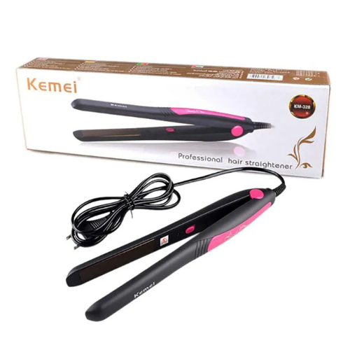 Picture of Kemei KM 328 Professional Hair Straightener For women - NR Mart-2024 - Multicolor