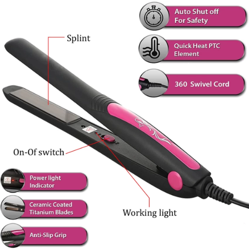 Picture of Kemei KM 328 Professional Hair Straightener For women - NR Mart-2024 - Multicolor