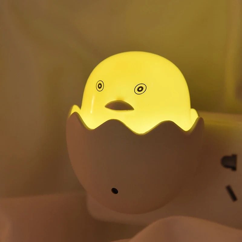 Picture of Nifty Niche - Small Yellow Duck Shaped LED Night Light with Light Sensor, Plug-in Wall Night Lamp - Furniture & Decor - Excellent -  NR Mart-2024 - Multicolor
