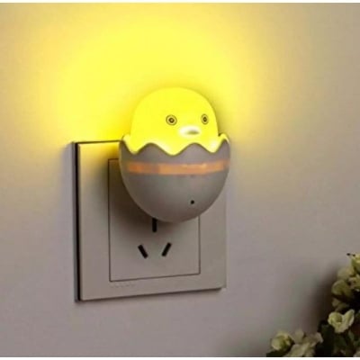 Picture of Nifty Niche - Small Yellow Duck Shaped LED Night Light with Light Sensor, Plug-in Wall Night Lamp - Furniture & Decor - Excellent -  NR Mart-2024 - Multicolor