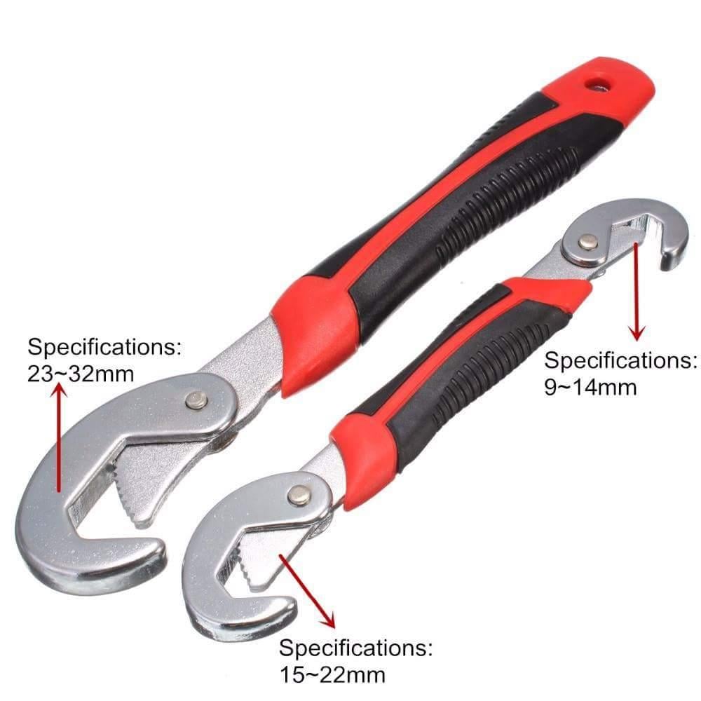 Picture of All in One Multipurpose Auto Adjustable Universal Quick Snap n Grip Wrench Spanner Set Tools - NR Mart-2024 - Multicolor
