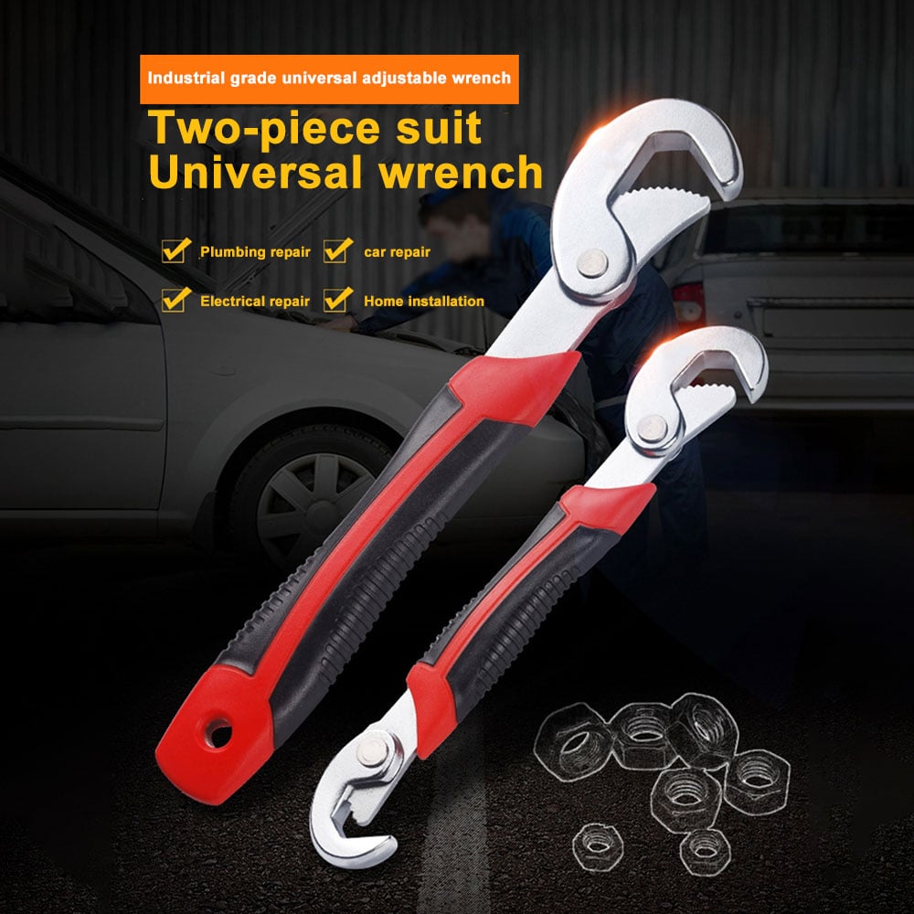 Picture of All in One Multipurpose Auto Adjustable Universal Quick Snap n Grip Wrench Spanner Set Tools - NR Mart-2024 - Multicolor