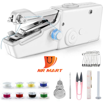 Picture of Mini Sewing Machines for Home Cordless Portable Handy Stitching Machine (Hand Machine for Stitching) - NR Mart-2024 - Multicolor