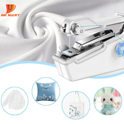 Picture of Mini Sewing Machines for Home Cordless Portable Handy Stitching Machine (Hand Machine for Stitching) - NR Mart-2024 - Multicolor