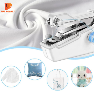 Picture of Mini Sewing Machines for Home Cordless Portable Handy Stitching Machine (Hand Machine for Stitching) - NR Mart-2024 - Multicolor