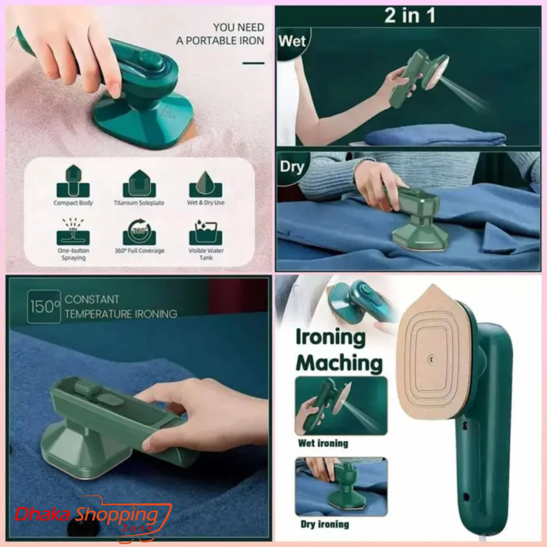 Picture of Professional Micro Steam Iron Handheld Household Portable Mini Iron Machine For Home Travel Business & Garment By NR Mart-2024 - Multicolor
