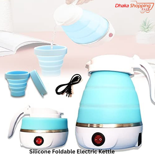 Picture of Silicone Foldable Electric Kettle / Portable Mini Electric Kettle for Travel - Thermo Pots - NR Mart-2024 - Multicolor